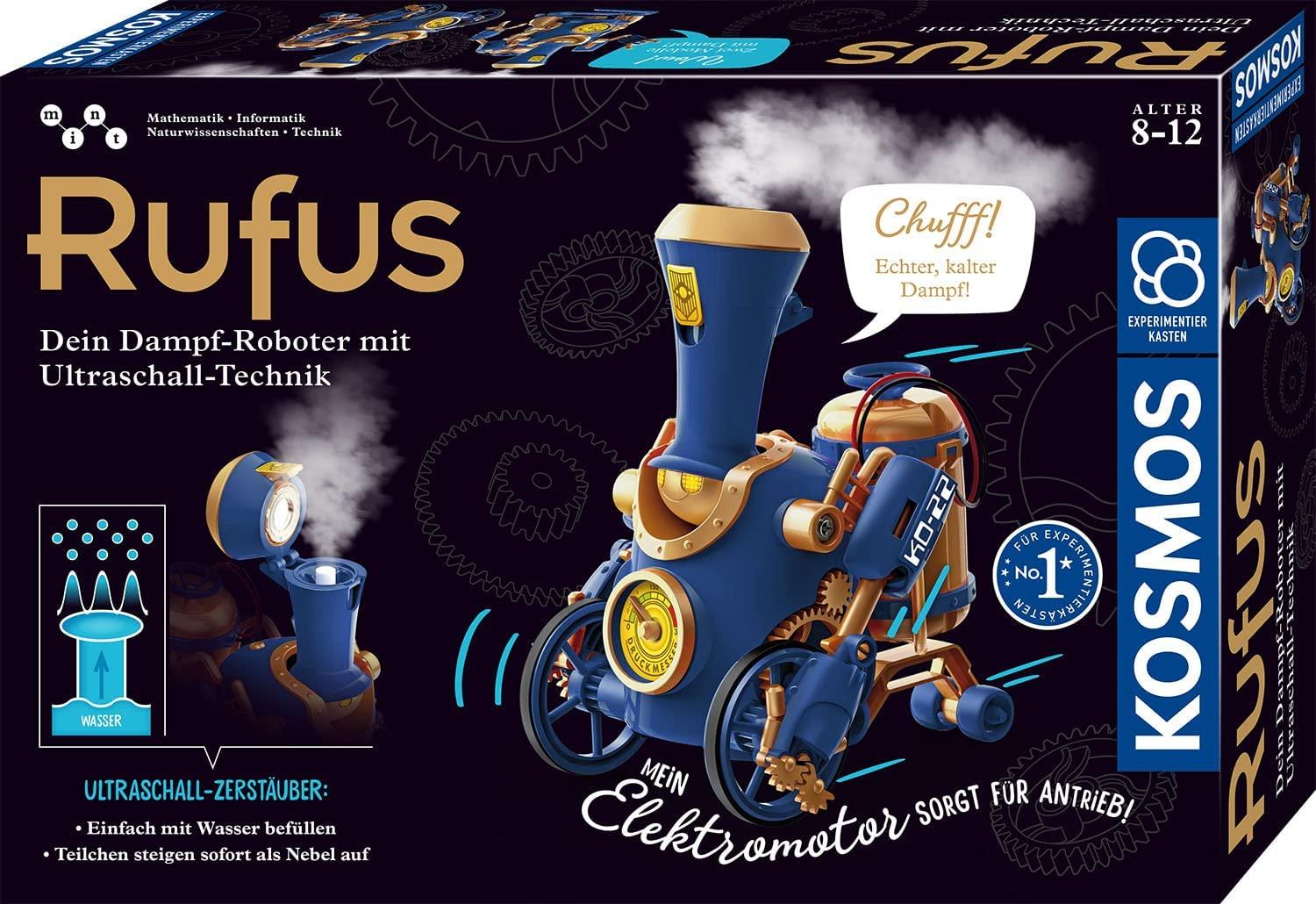 Rufus - Dein Dampfroboter mit Ultraschall-Technik