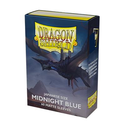 Dragon Shield - Card Sleeves: Midnight Blue Matte, Japanese Size (60 Sleeves)