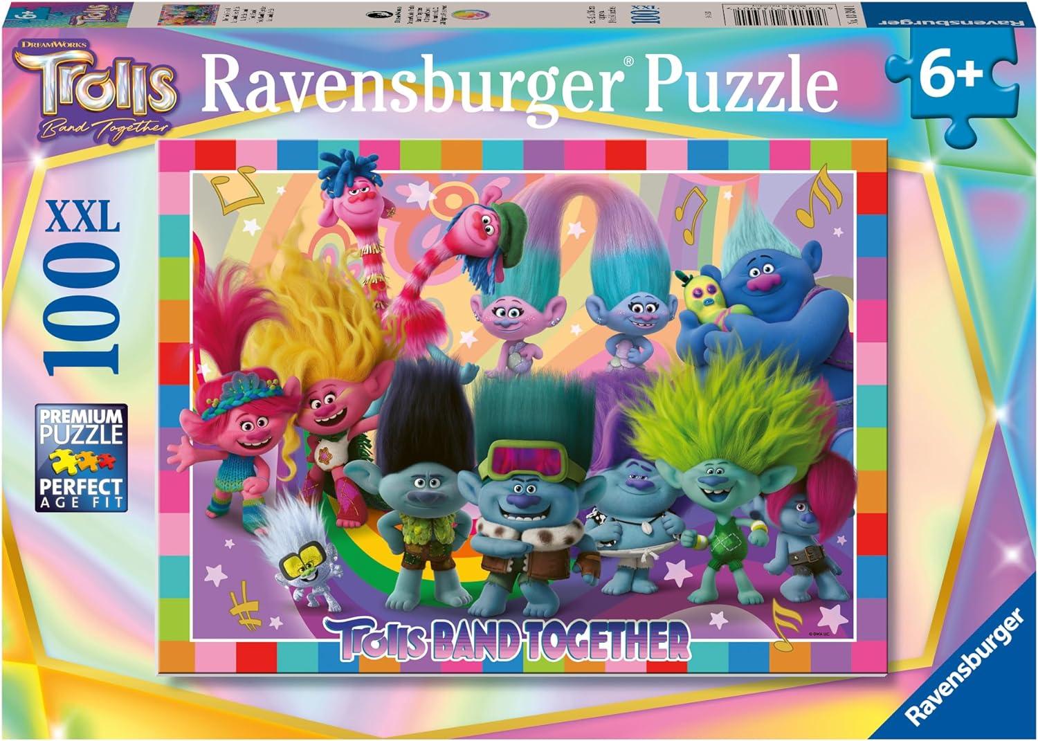Ravensburger Puzzle - Trolls: Die Trolls-Band - 100 XXL Teile
