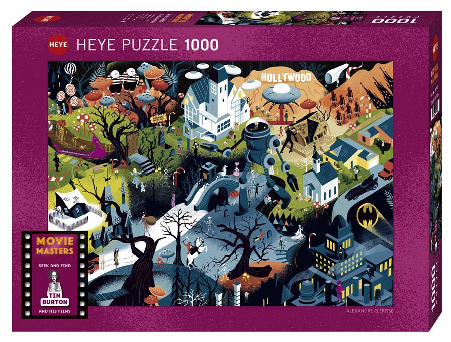 Heye Puzzle - Movie Masters: Tim Burton Films - 1000 Teile Puzzle