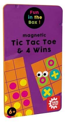 Magnetic Travel Games: 4 Wins & Tic Tac Toe