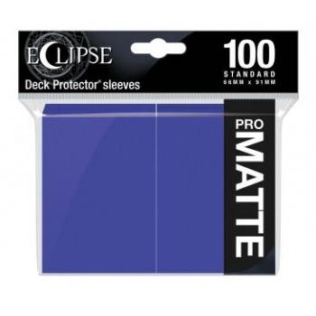 Deck Protector Sleeves - Pro-Matte: Eclipse, Standard Size 66x91 mm, Royal Purple (100 Sleeves)