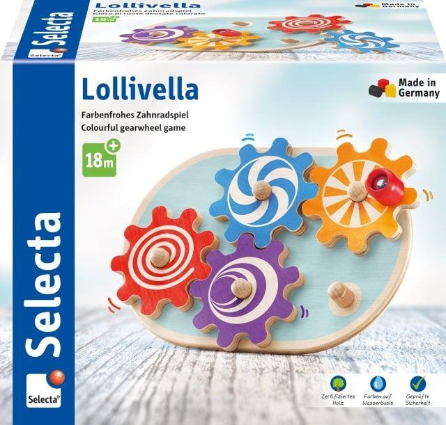 Selecta - Lollivella: Farbenfrohes Zahnradspiel