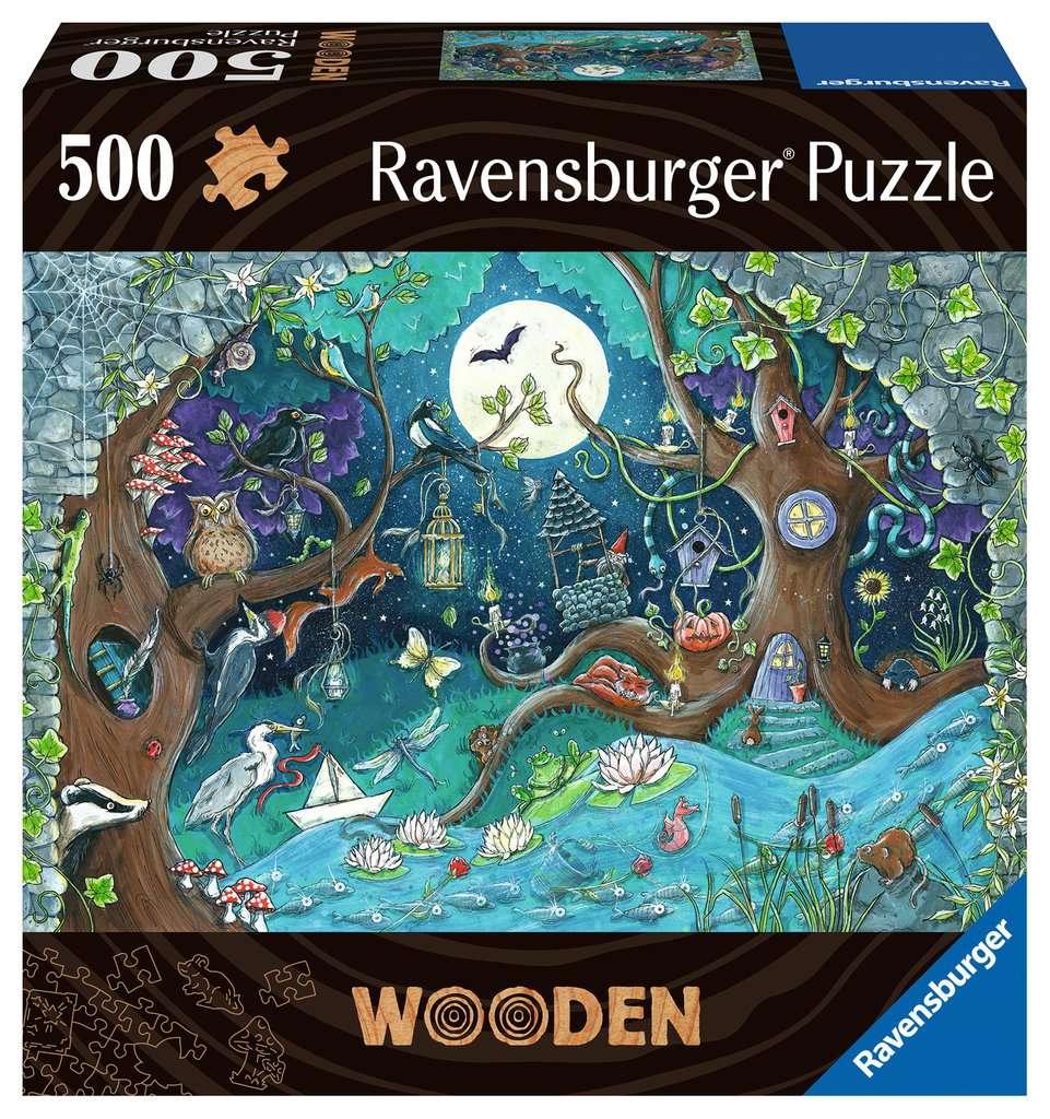 Ravensburger Holzpuzzle - Fantasy Forest - 500 Teile