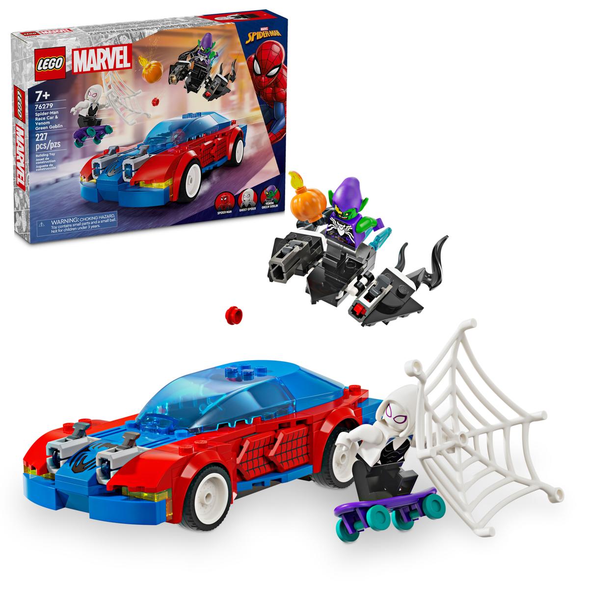 Lego Marvel 76279 - Spider-Mans Rennauto & Venom Green Goblin