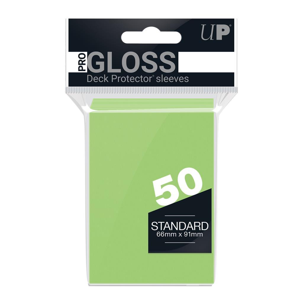 Ultra Pro - Pro Gloss Standard Size 66x91 mm, Lime Green (50 Sleeves)