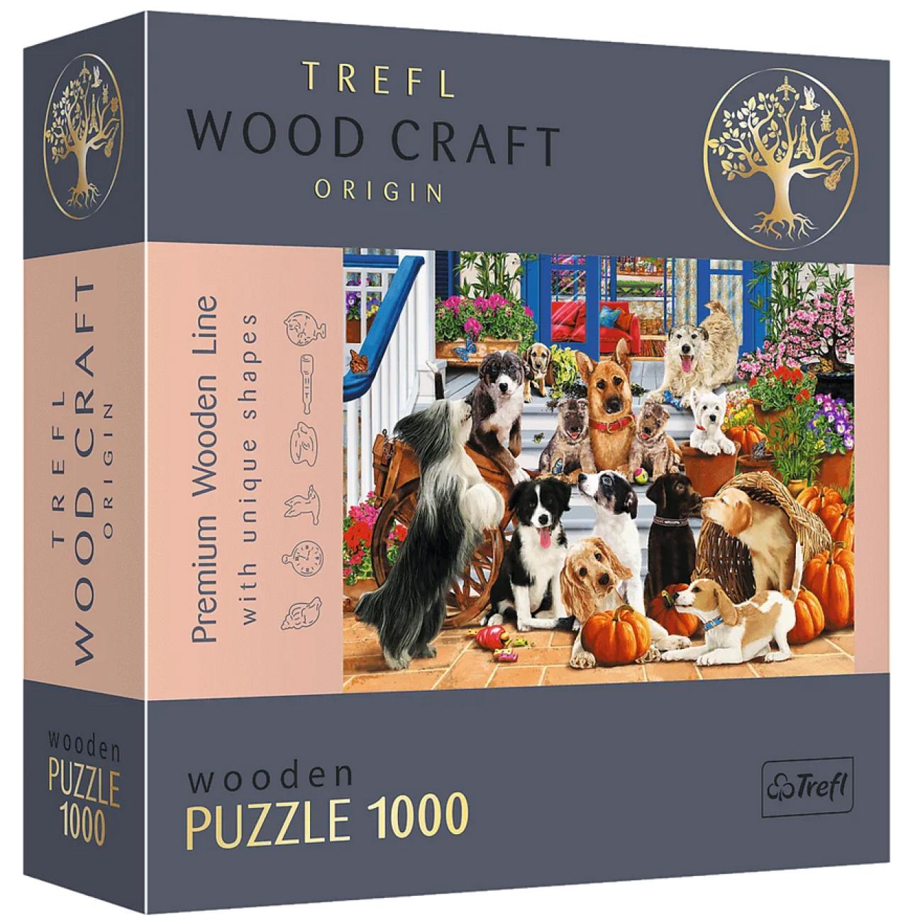 TREFL Premium Holzpuzzle - Hundefreundschaft - 1000 Teile