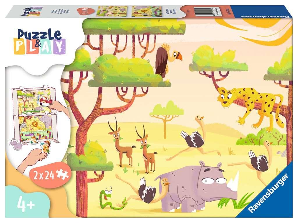 Ravensburger Puzzle & Play - Safari-Zeit