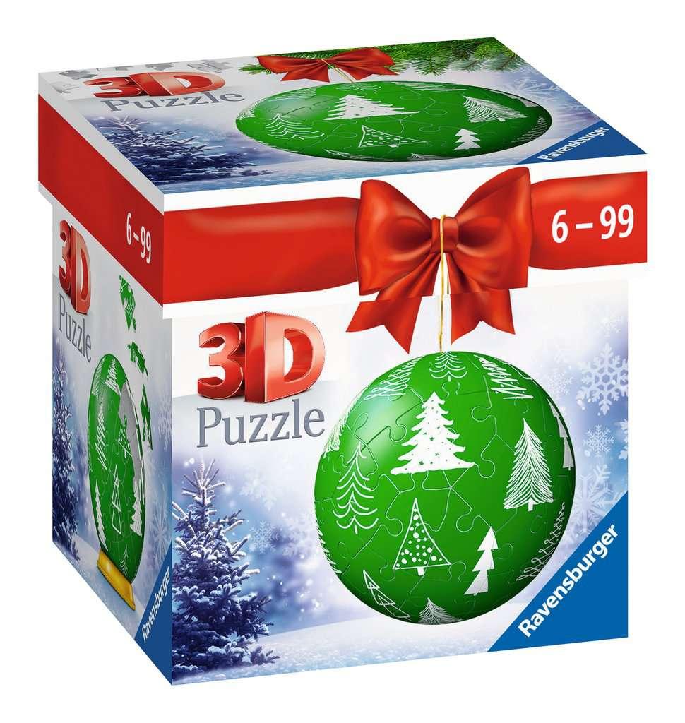 Ravensburger 3D Puzzle-Ball - Weihnachtskugel Tannenbaum  56 Teile