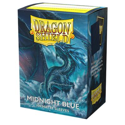 Dragon Shield - Card Sleeves: Midnight Blue Matte, Standard Size (100 Sleeves)