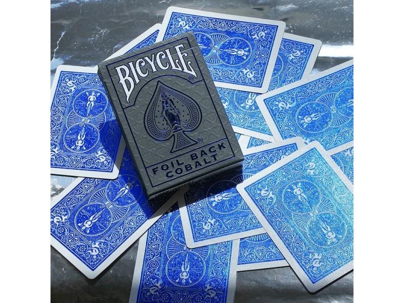 Bicycle Playing Cards - Foil Back Cobalt