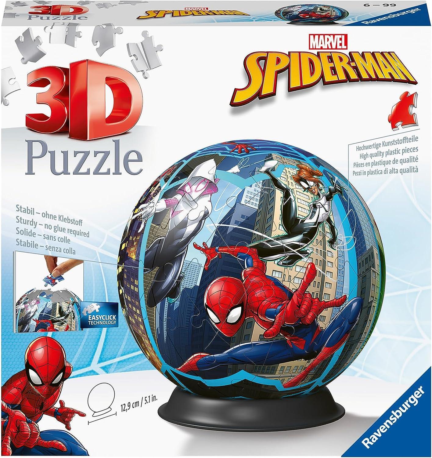 Ravensburger 3D Puzzle - Marvel: Puzzle-Ball Spiderman
