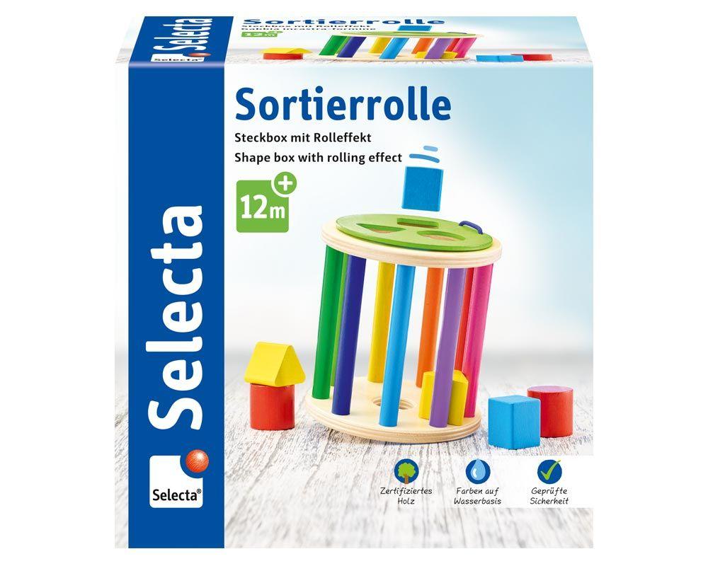 Selecta - Sortierrolle: Steckbox mit Rolleffekt (13 cm)
