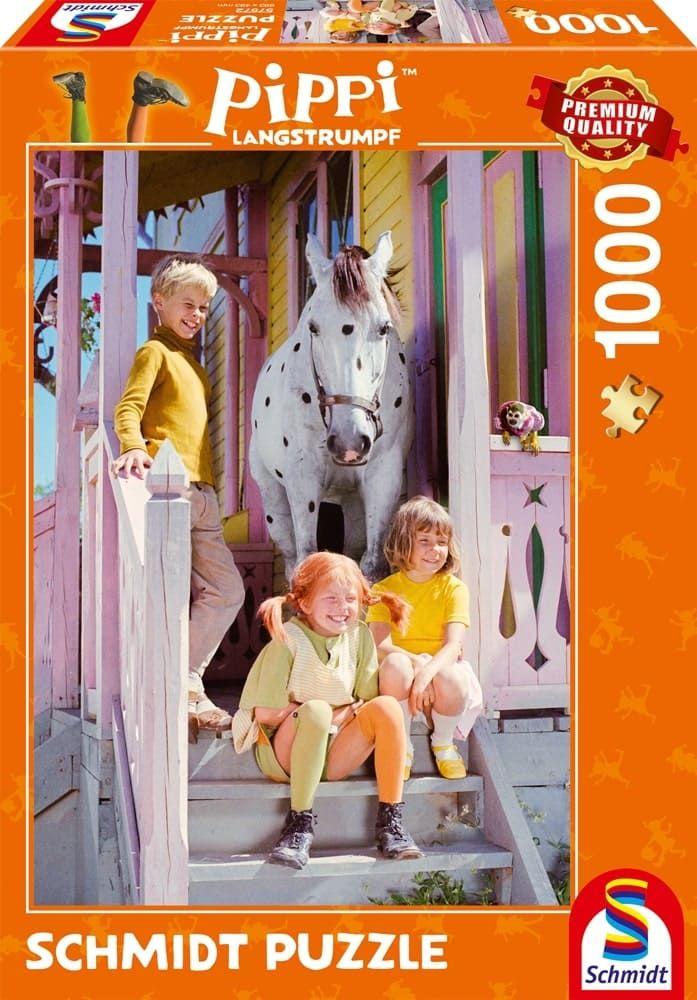 Schmidt Puzzle - Pippi Langstrumpf: Pippi und ihre Freunde - 1000 Teile