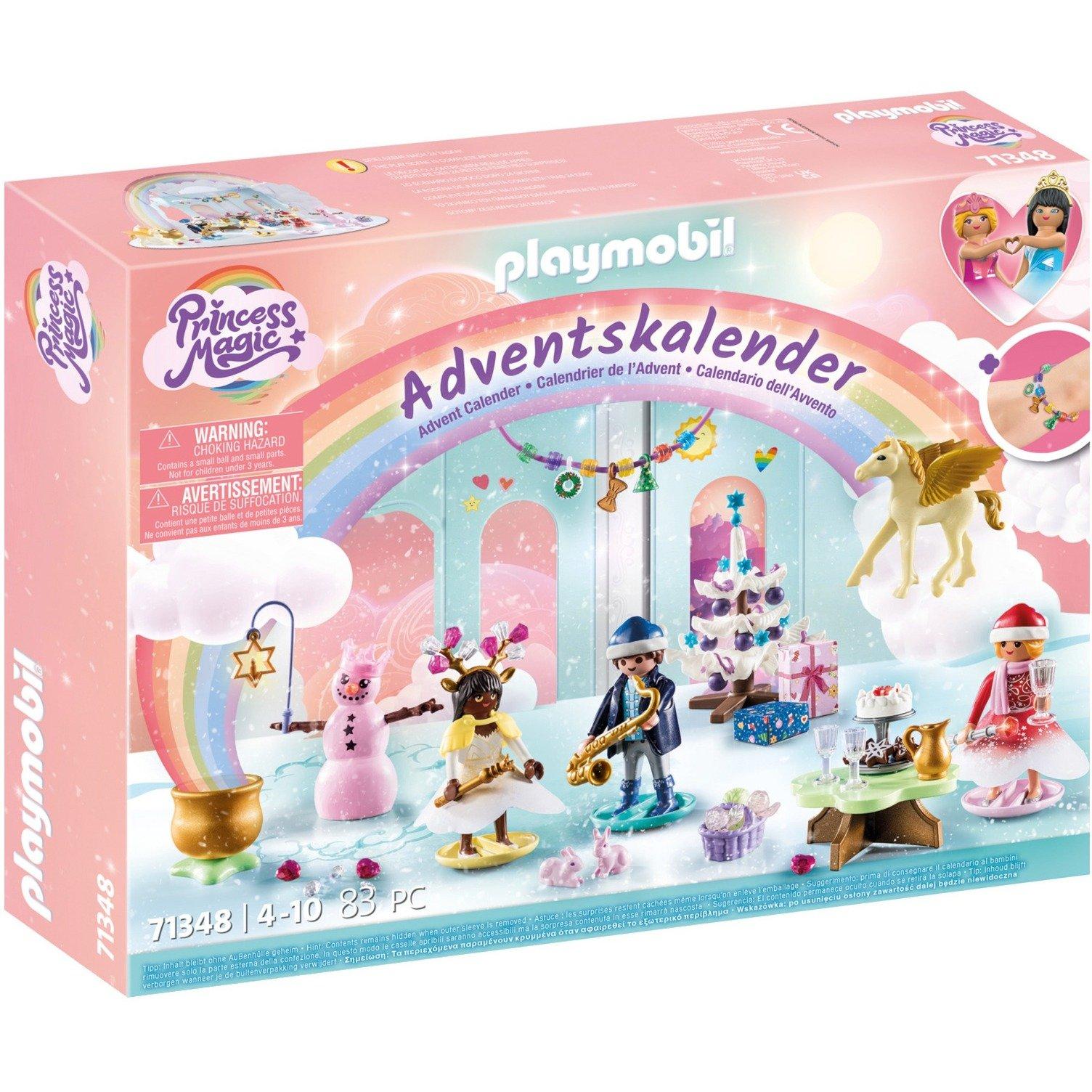 Playmobil 71348 - Princess Magic: Adventskalender Weihnachtsfest unter dem Regenbogen