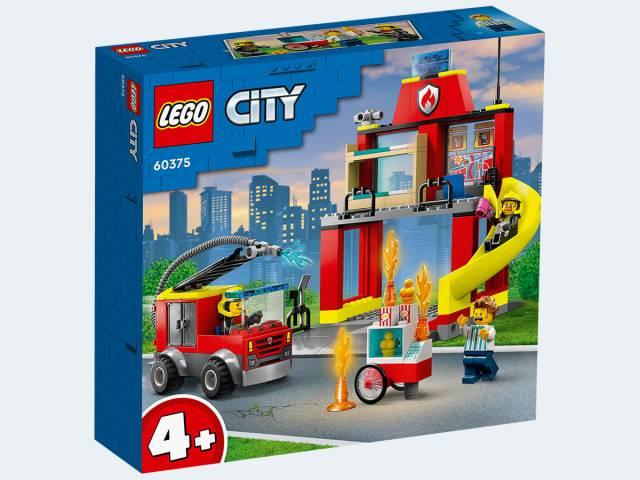 LEGO City 60375 - Feuerwehrstation und Löschauto