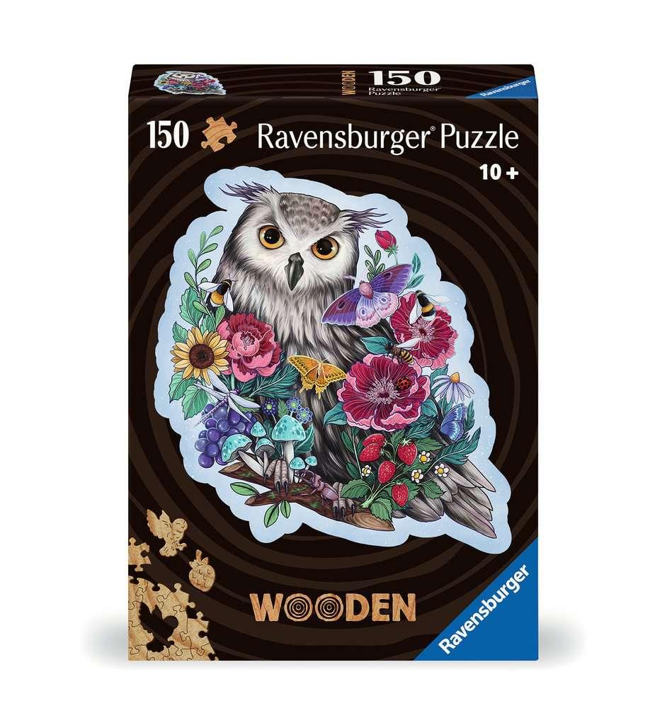 Ravensburger Holzpuzzle - Geheimnisvolle Eule - 150 Teile