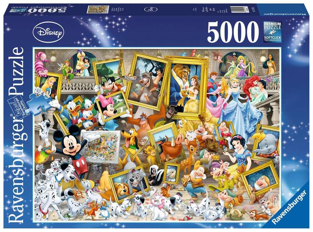 Puzzle 5000 Teile - Disney: Mickey  als Künstler
