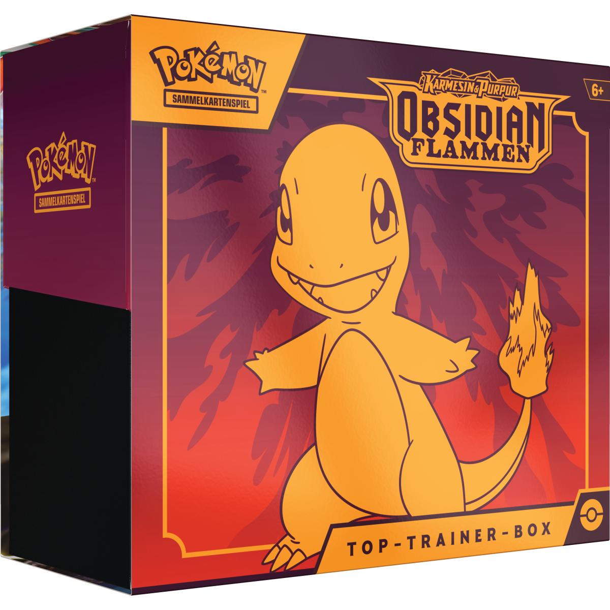 Pokémon - Top-Trainer-Box: Karmesin & Purpur - Obsidian Flammen