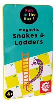 Magnetic Travel Games: Snakes & Ladders