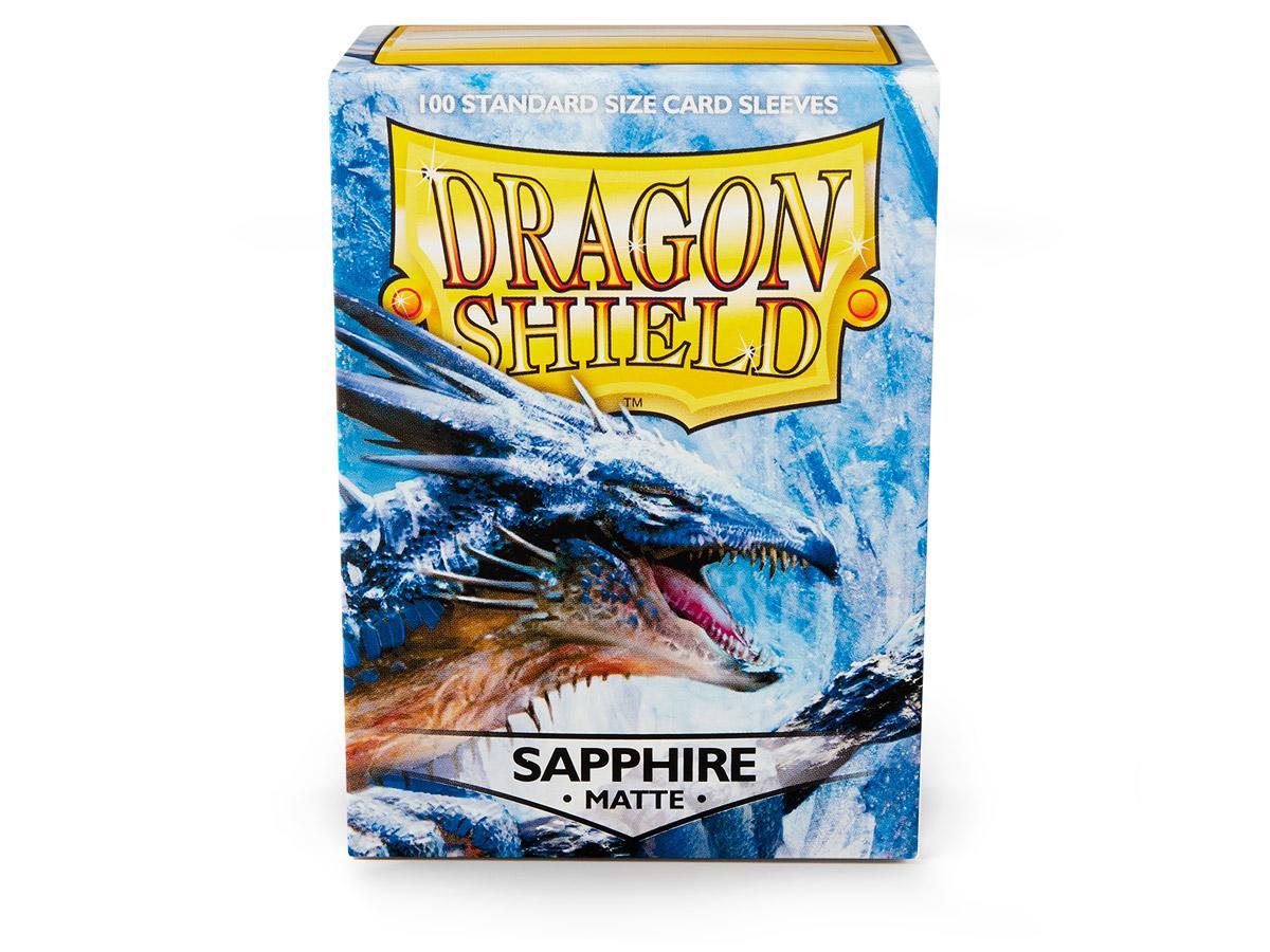 Dragon Shield - Card Sleeves: Sapphire Matte, Standard Size (100 Sleeves)