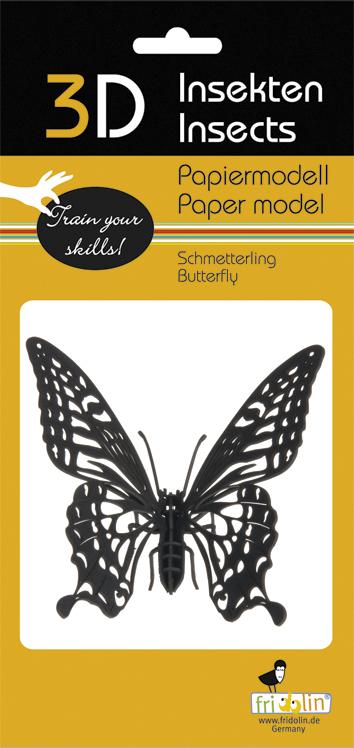 3D Papiermodell: Schmetterling