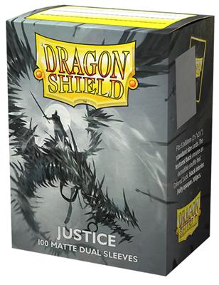Dragon Shield - Card Sleeves: Justice Dual Matte, Standard Size (100 Sleeves)