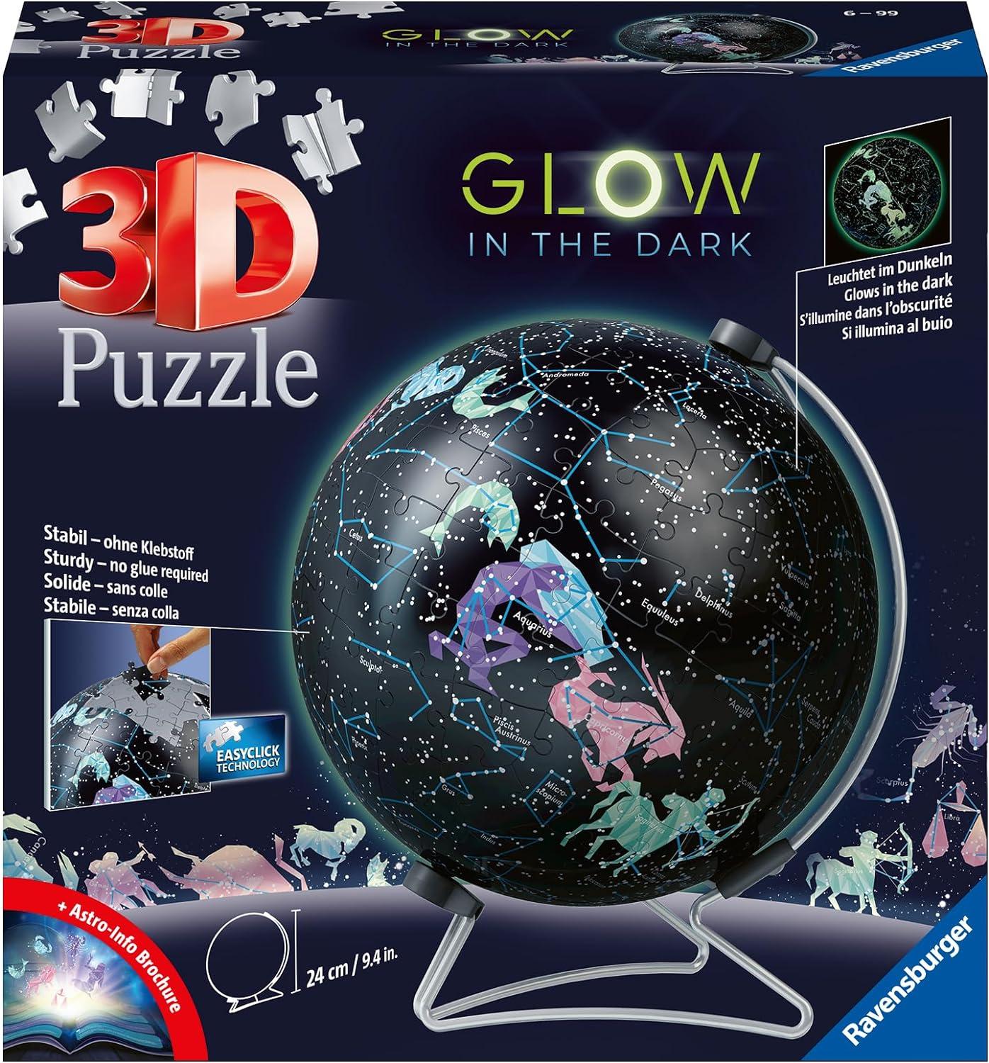 Ravensburger 3D Puzzle - Starglobe Glow in the Dark