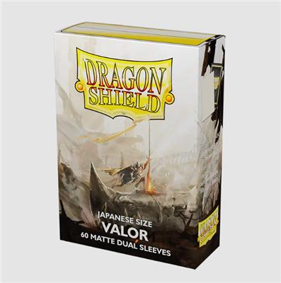 Dragon Shield - Card Sleeves: Valor Dual Matte, Japanese Size (60 Sleeves)