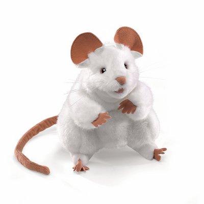 Folkmanis Handpuppe - Weiße Maus