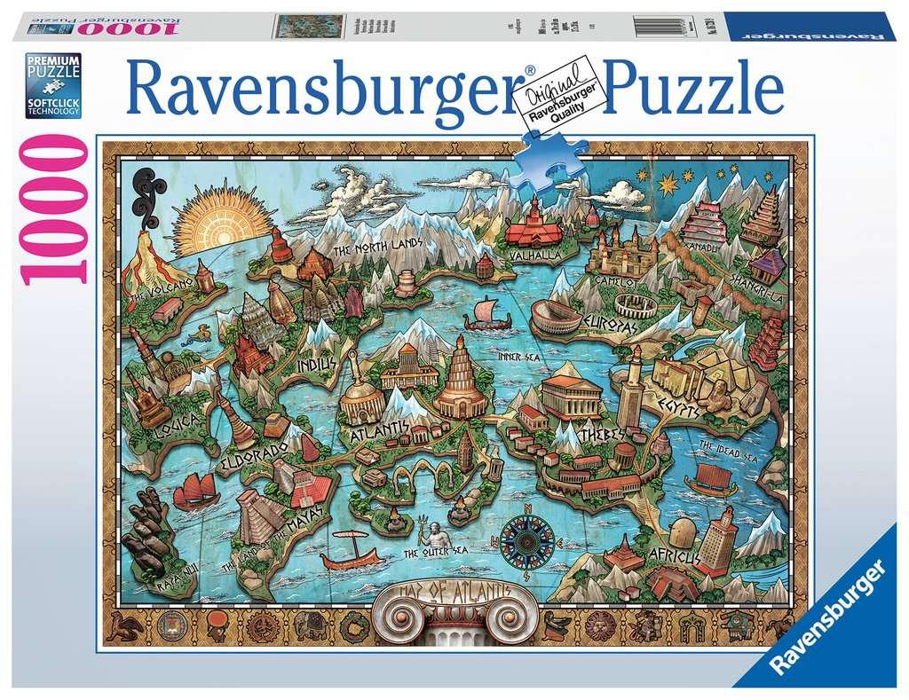 Ravensburger Puzzle - Geheimnisvolles Atlantis - 1000 Teile