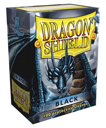 Dragon Shield - Card Sleeves: Classic Black, Standard Size (100 Sleeves)