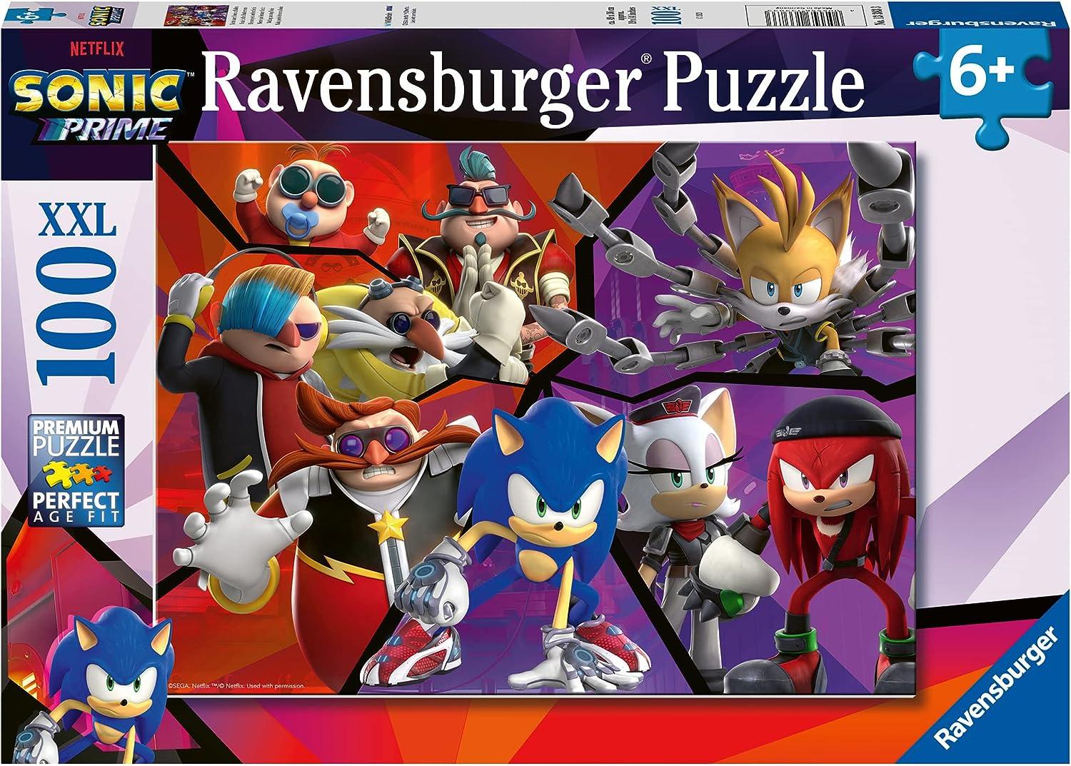 Ravensburger Puzzle - Sonic Prime: Nichts kann Sonic aufhalten - 100 XXL Teile