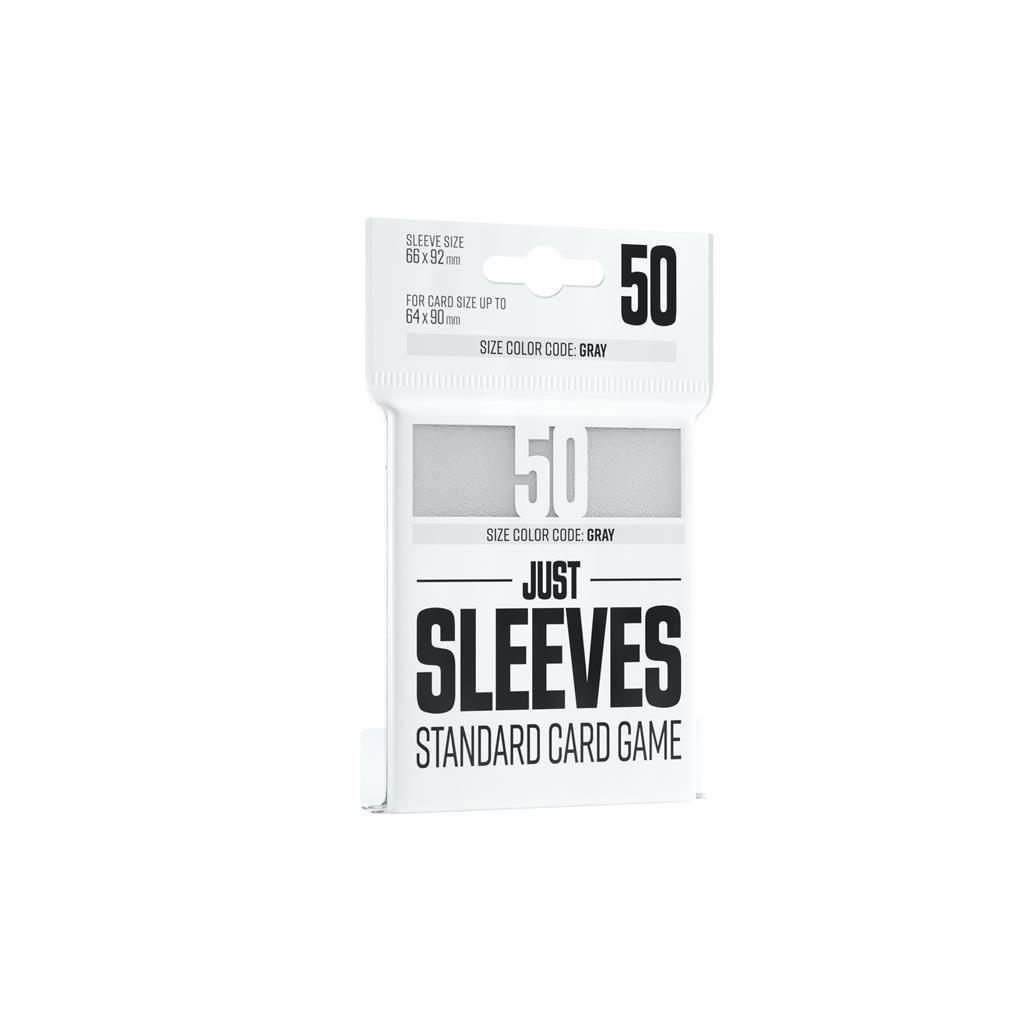 Gamegenic - Just Sleeves Standard Size, White (50 Sleeves)
