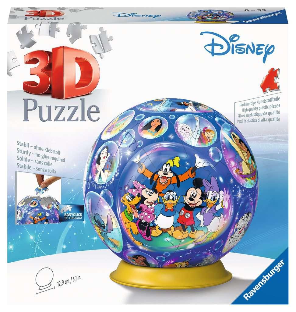 Ravensburger 3D Puzzle - Puzzle-Ball Disney Charaktere - 73 Teile