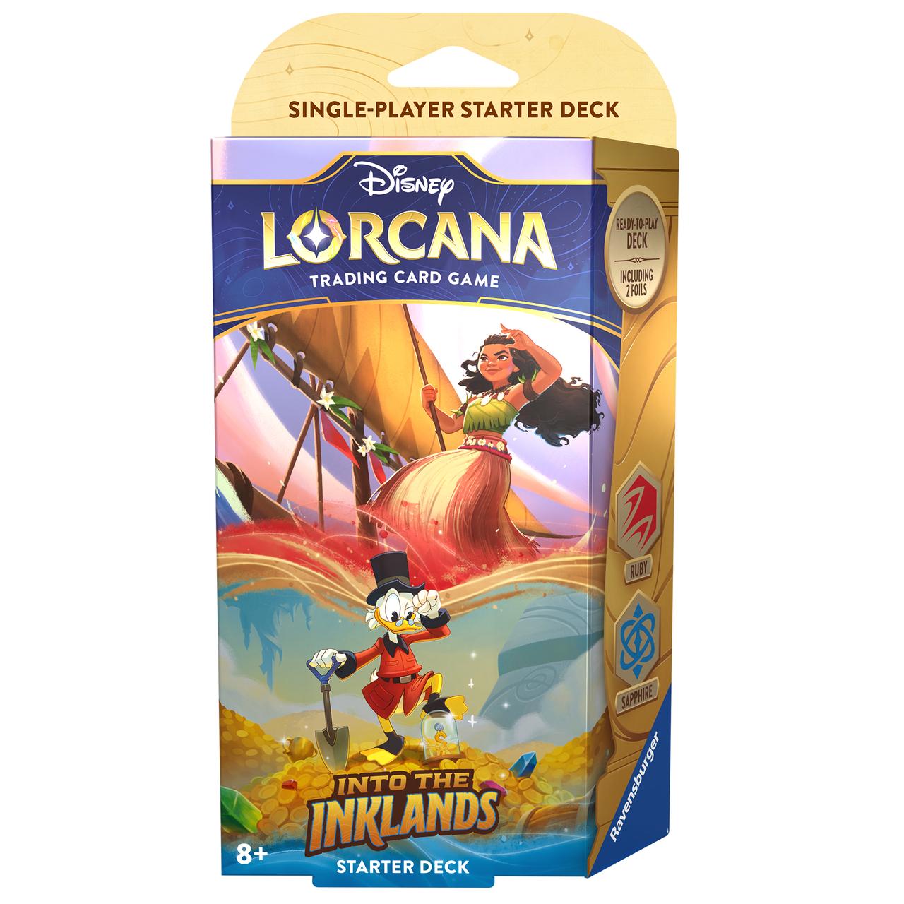 Disney Lorcana - Into the Inklands Starter Deck: Ruby & Sapphire