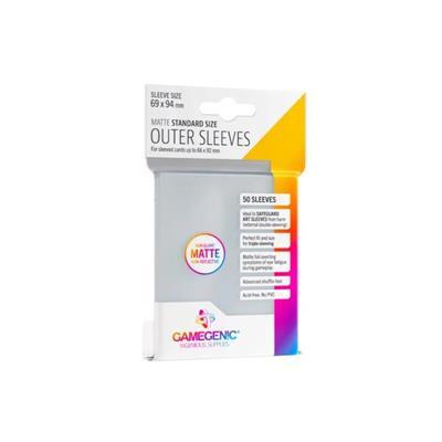 Gamegenic - Matte Standard Size Outer Sleeves 69x94mm (50 Sleeves)