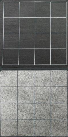 Megamat 1 Reversible Black-Grey Squares (34½ x 48 Playing Surface)