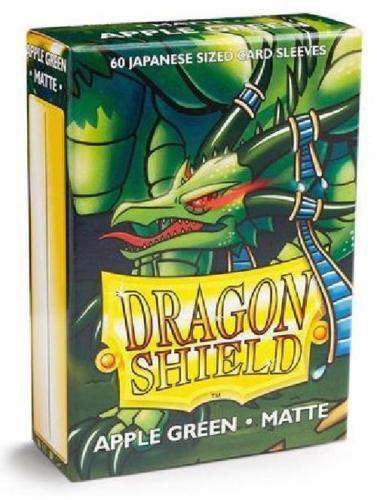 Dragon Shield - Card Sleeves: Apple Green Matte, japanese Size (60 Sleeves)