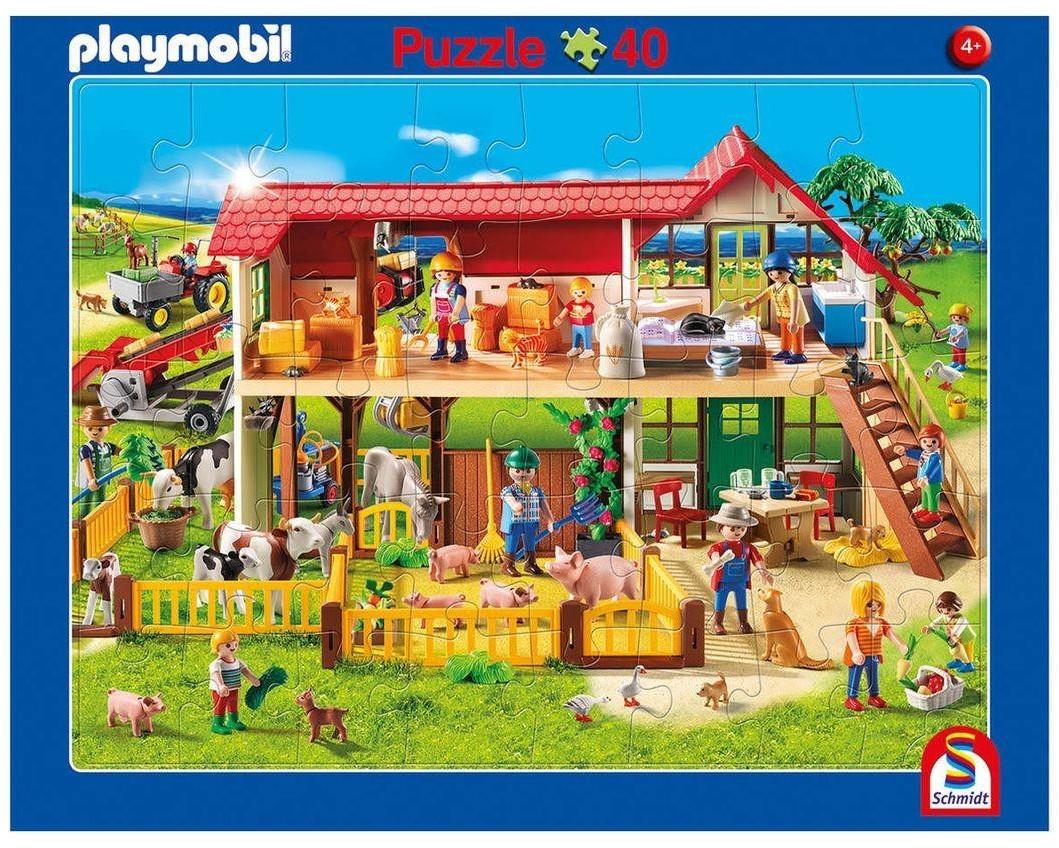 Schmidt Puzzle - 2er Set: playmobil 24 Teile + 40 Teile