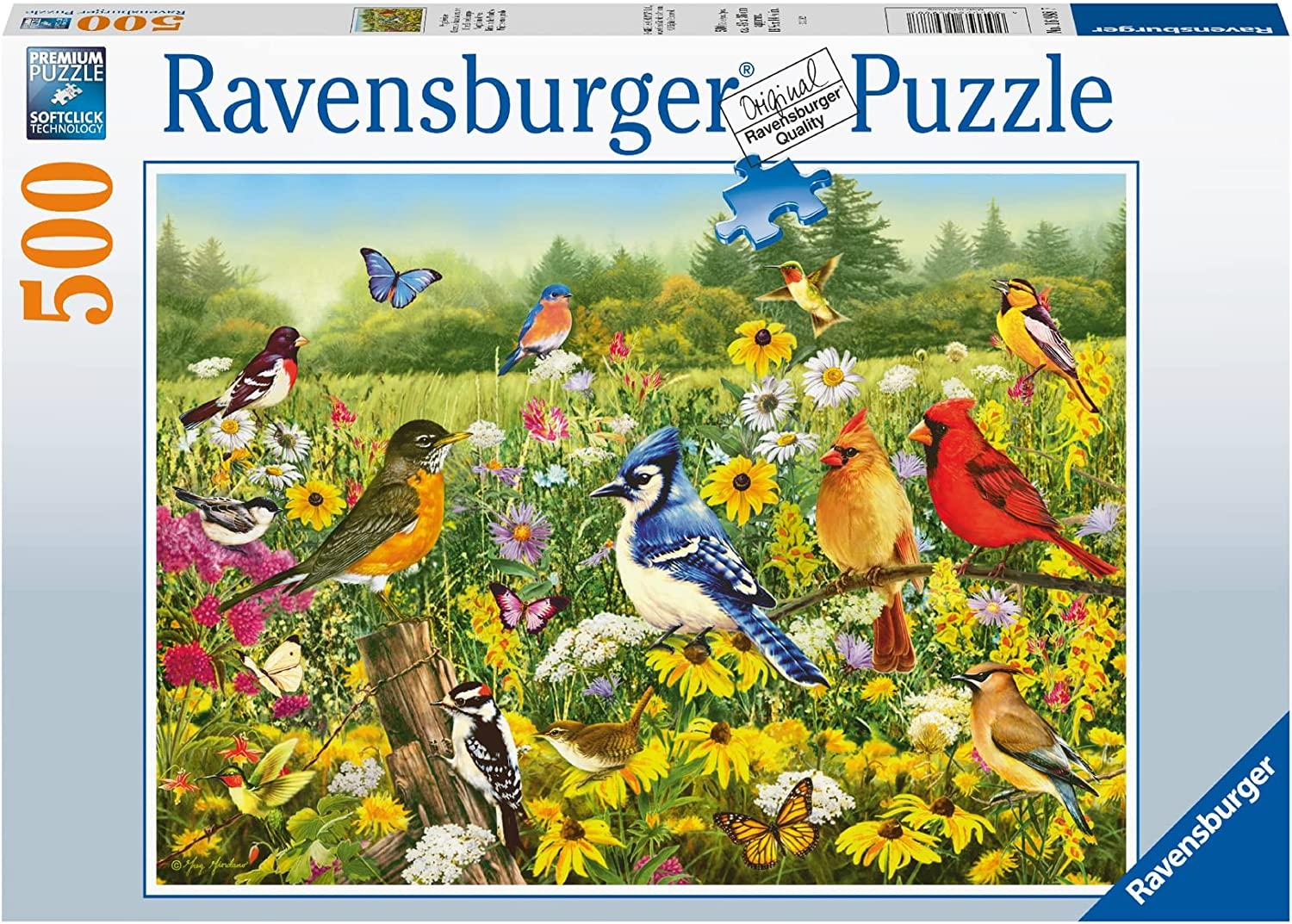 Ravensburger Puzzle - Vogelwiese - 500 Teile