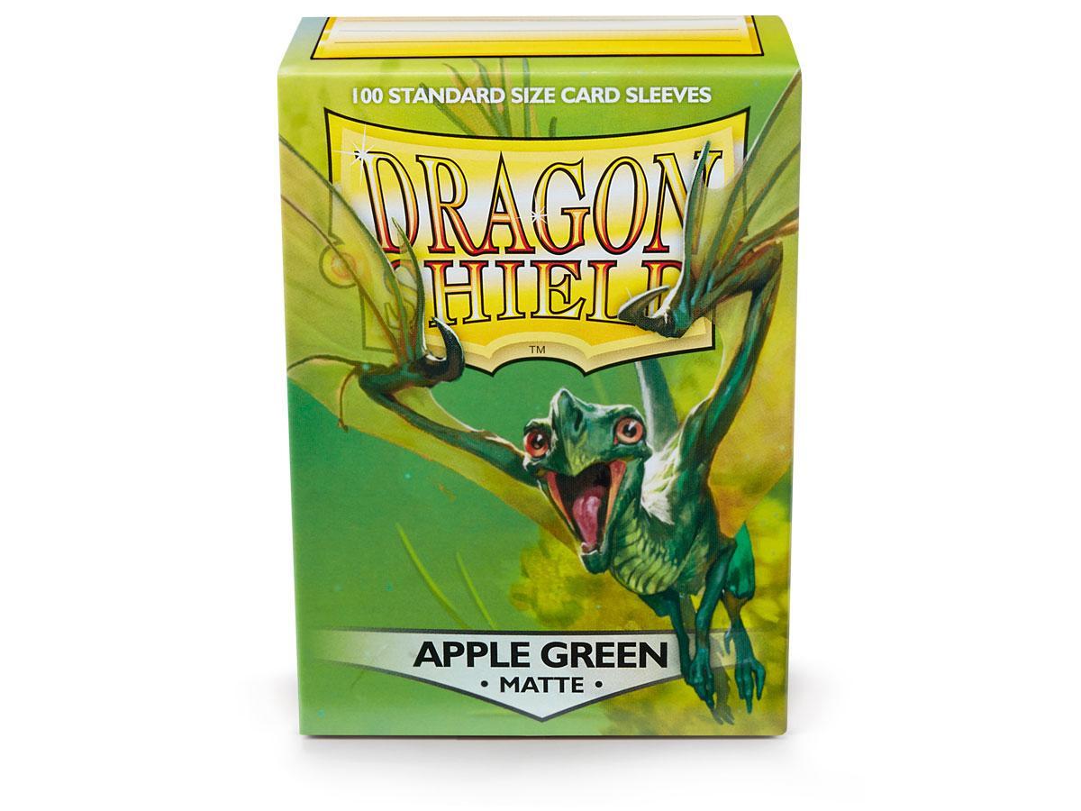 Dragon Shield - Matte Apple Green, Standard Size (100 Sleeves)