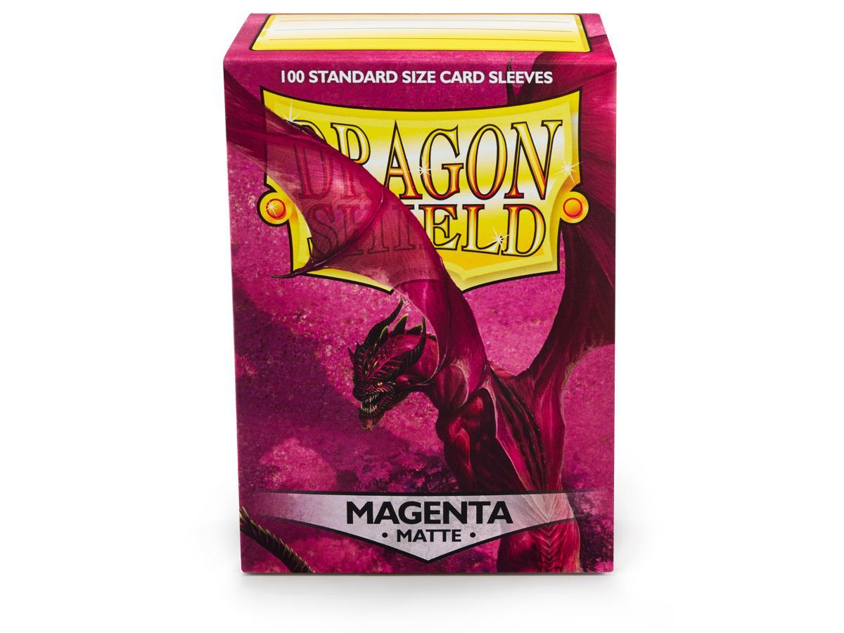 Dragon Shield - Card Sleeves: Magenta Matte, Standard Size (100 Sleeves)
