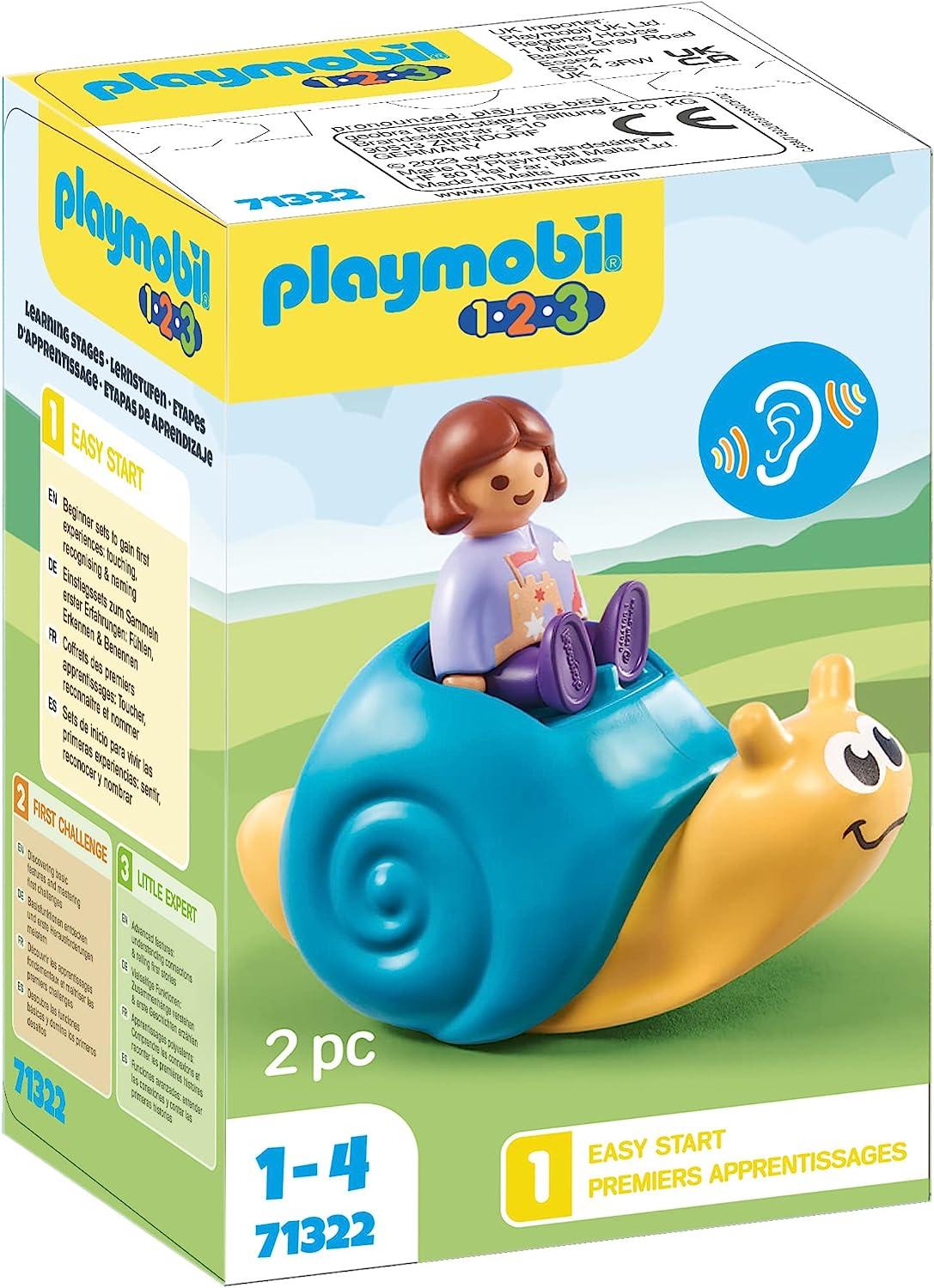 Playmobil 71322 - 1.2.3: Schaukelschnecke mit Rasselfunktion