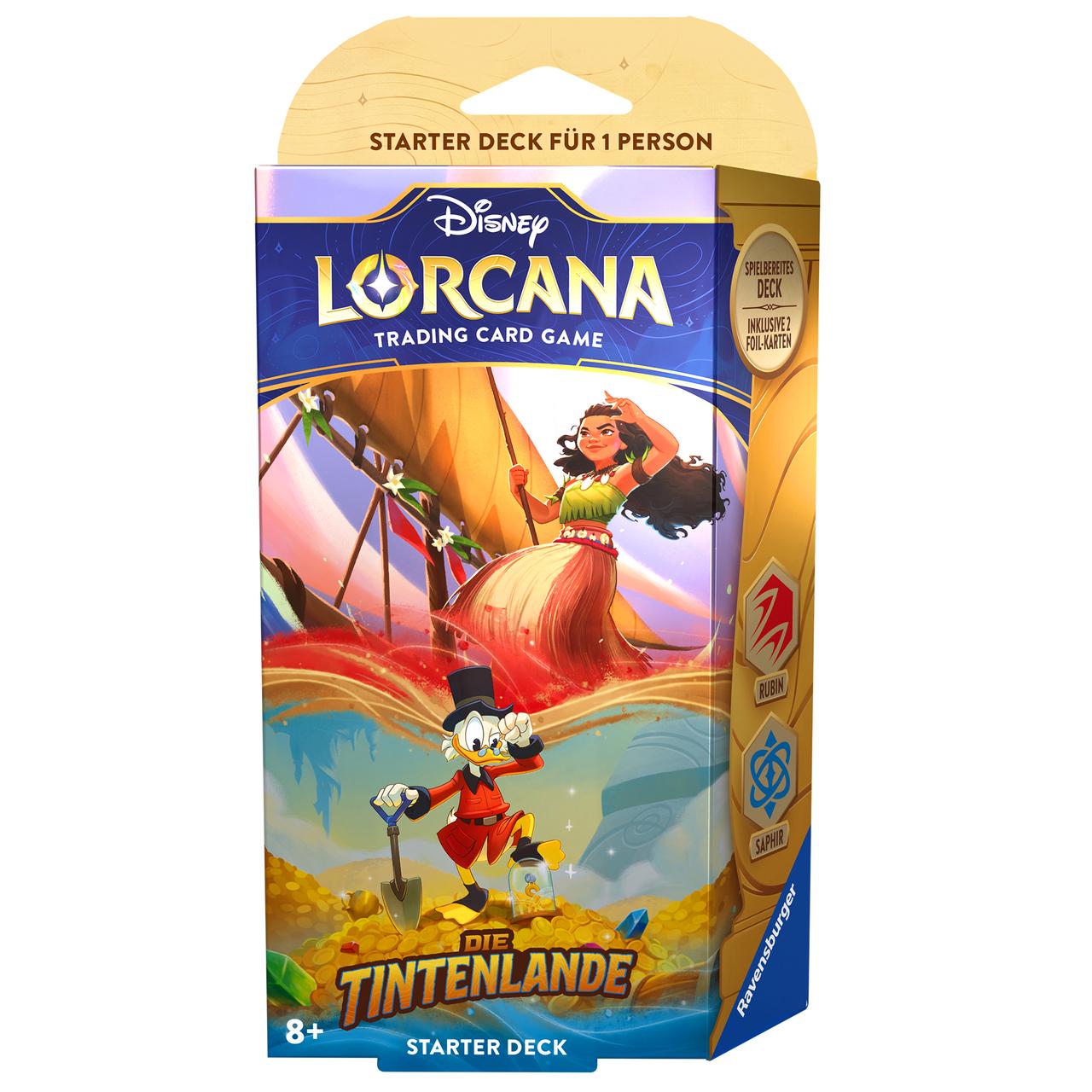 Disney Lorcana - Die Tintenlande Starter Deck: Rubin & Saphir