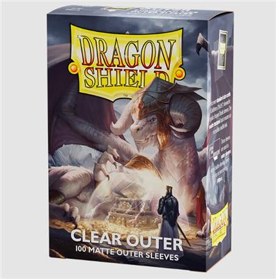 Dragon Shield - Card Sleeves: Matte Clear Outer, Standard Size (100 Sleeves)