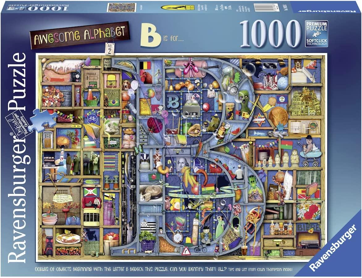 Ravensburger Puzzle - Awesome Alphabet B - 1000 Teile