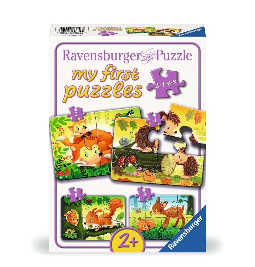 Puzzle 2-8 Teile - My first Puzzles: Kleine Tierfamilien